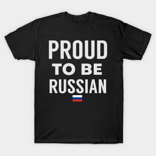 Proud To Be Russian T-Shirt